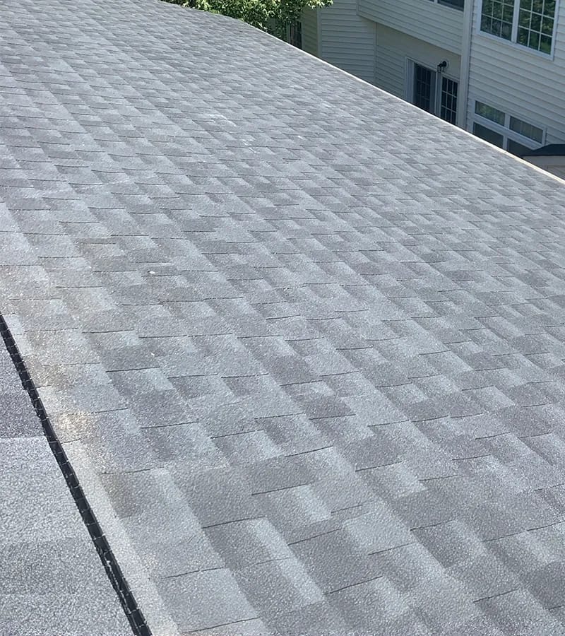 Brown metal standing seam roof installed in Millersville, MD.