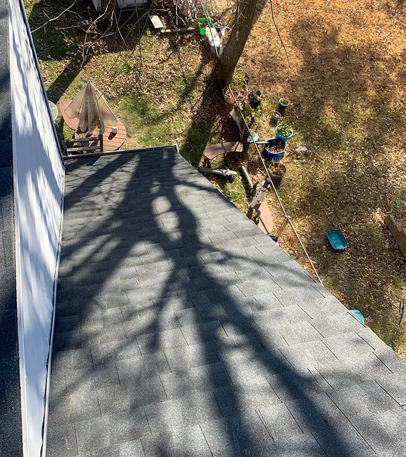 Brown metal standing seam roof installed in Millersville, MD.