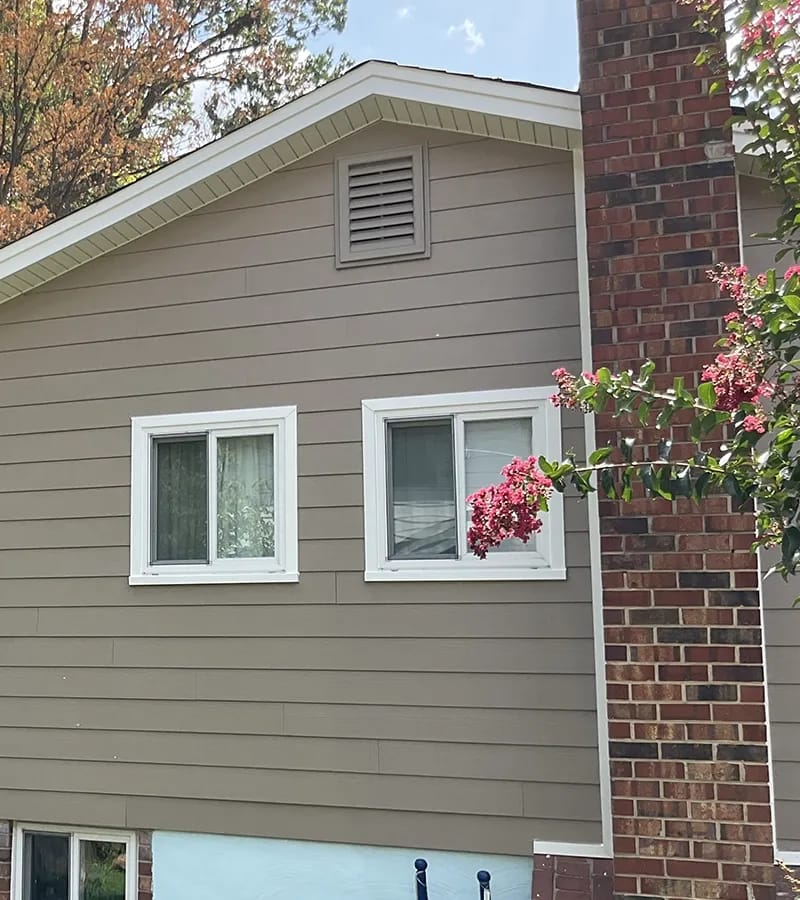 Copper colored metal roof in Gaithersburg, MD. 