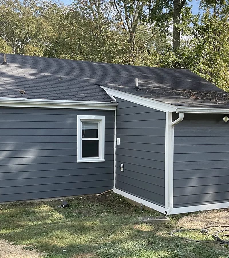 Brown metal standing seam roof installed in Millersville, MD.