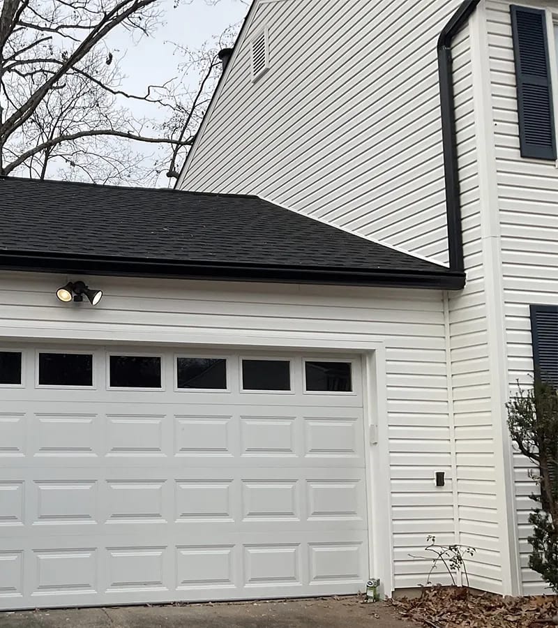 Copper colored metal roof in Gaithersburg, MD. 