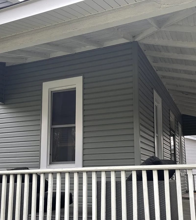 Brown metal standing seam roof installed in Millersville, MD.