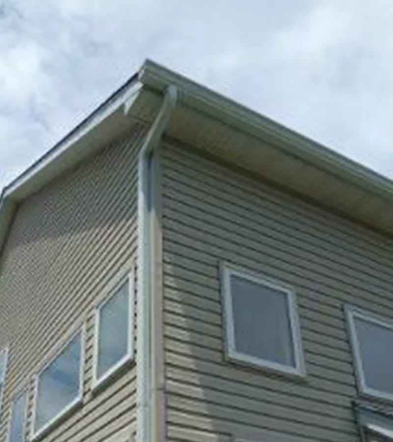 Copper colored metal roof in Gaithersburg, MD.