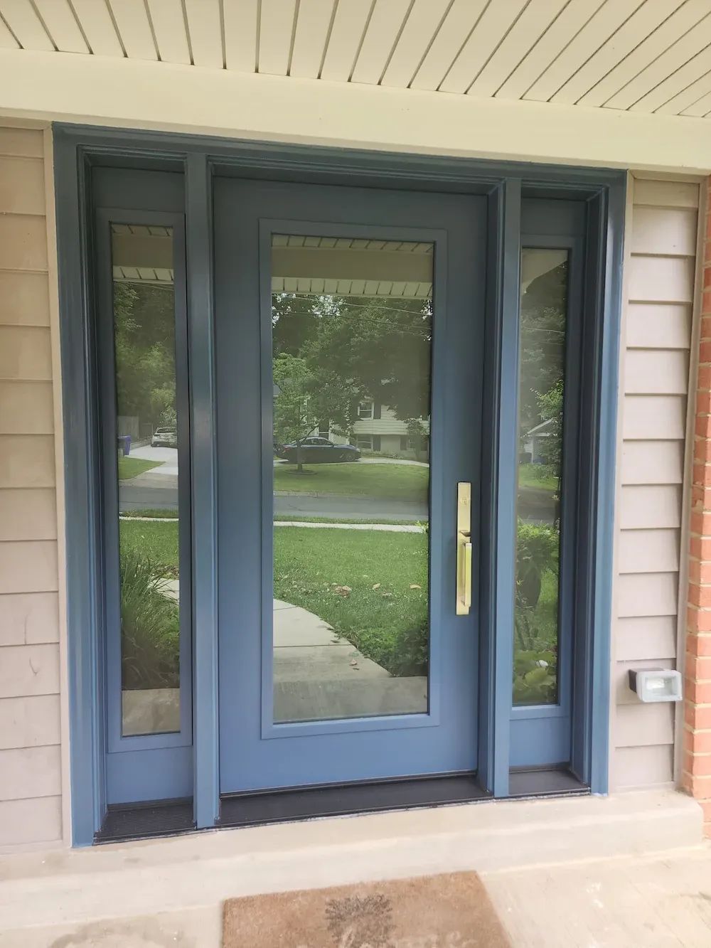 Blue Provia Door